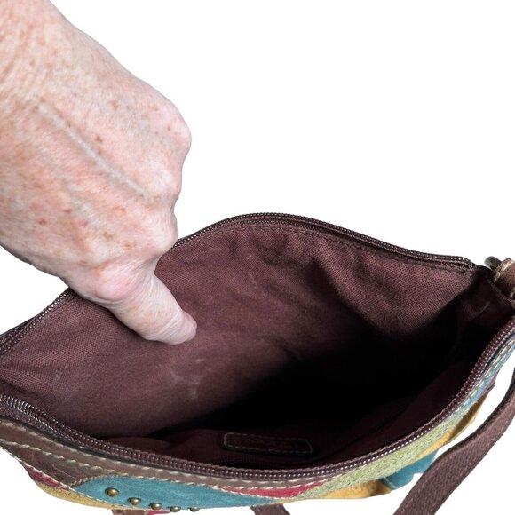 Fossil Multicolor Patchwork Crossbody Bag - Picture 13 of 14